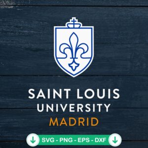 SLU Madrid logo svg file for cricut cutting machine