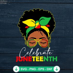Celebrate Juneteenth Outfit SVG file - cricut svg cutting file