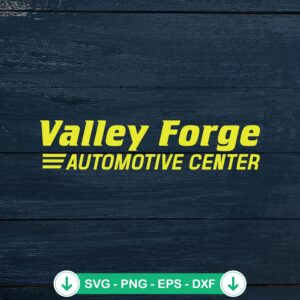 Valley Forge Automotive Center SVG file for Cricut cut files