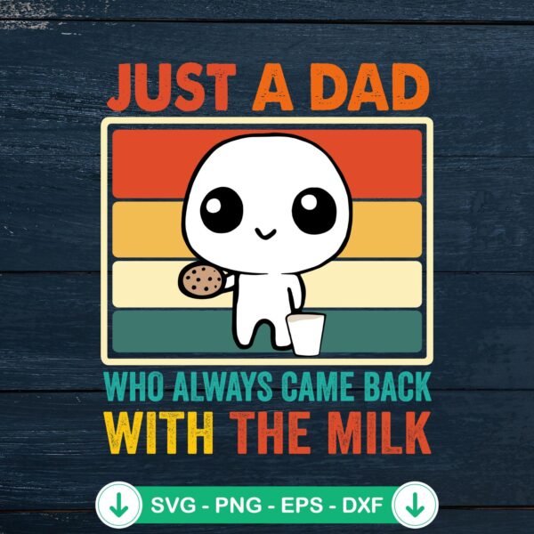 Vintage Just A Dad SVG file for Father's Day - Cricut SVG cut file