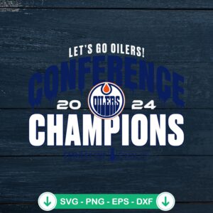 Let's Go Oilers 2024 SVG file for Cricut cutting machine