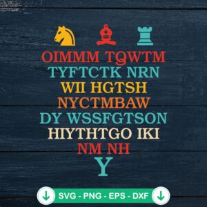 Once I Make My Move SVG - Harry Potter chess cutting file