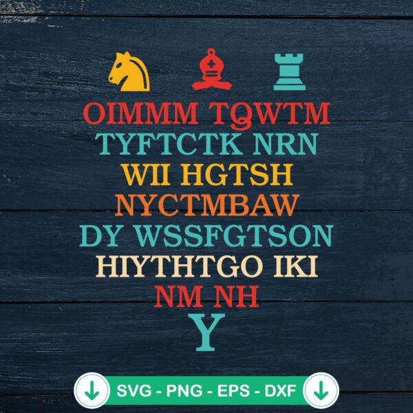 Once I Make My Move SVG - Harry Potter chess cutting file