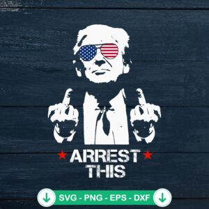 Funny Pro Trump Support svg file for Cricut cutting machine