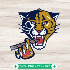 Cats In Four Florida Panthers Smoke svg file - cricut cutting file
