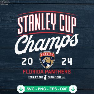 Florida Panthers Stanley Cup Champs 2024 SVG file for cricut