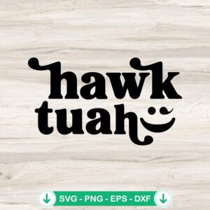 Hawk Tuah Wink Meme SVG file for cutting machines