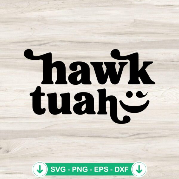 Hawk Tuah Wink Meme SVG file for cutting machines