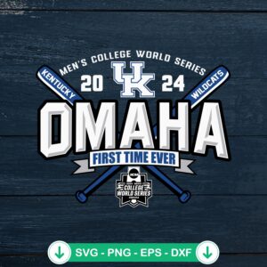 Kentucky Wildcats 2024 SVG file - men's college world series cutting file