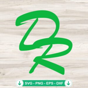 DR Logo Classic SVG file for cutting machines, cricut svg