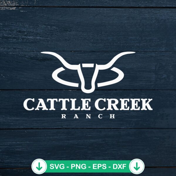 Cattle Creek Ranch SVG file - funny farm cricut cut file