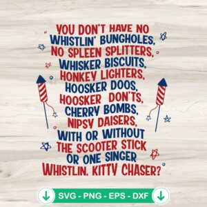 Patriotic You Don't Have No SVG file for Cricut cutting machine