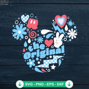 Mickey Mouse Icon SVG file for Cricut cutting machine