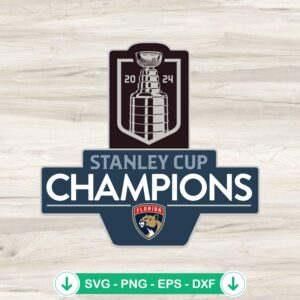 Florida Panthers 2024 SVG file - Stanley Cup Champions cutting file