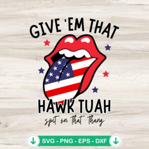 American Lips SVG file for Cricut cutting machine
