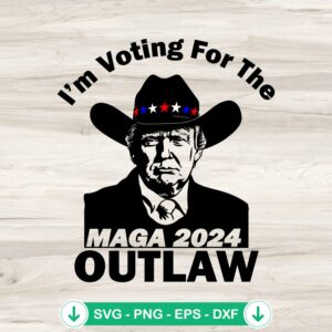 MAGA 2024 SVG file for Cricut cutting machine