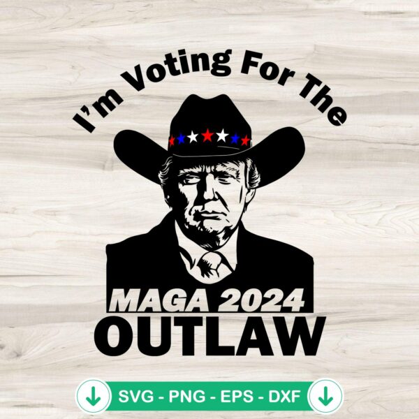 MAGA 2024 SVG file for Cricut cutting machine