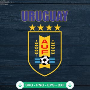 Copa America Uruguay AUF Logo svg file for cutting machine