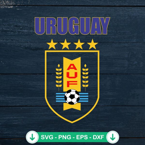 Copa America Uruguay AUF Logo svg file for cutting machine