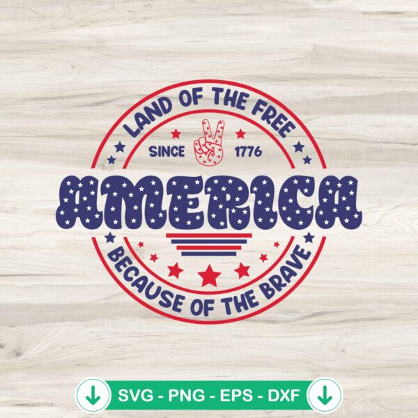 Smiley Face America SVG file for Cricut cutting machine