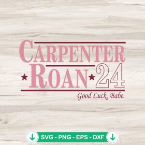 Carpenter Roan 24 SVG file for Cricut cutting machine