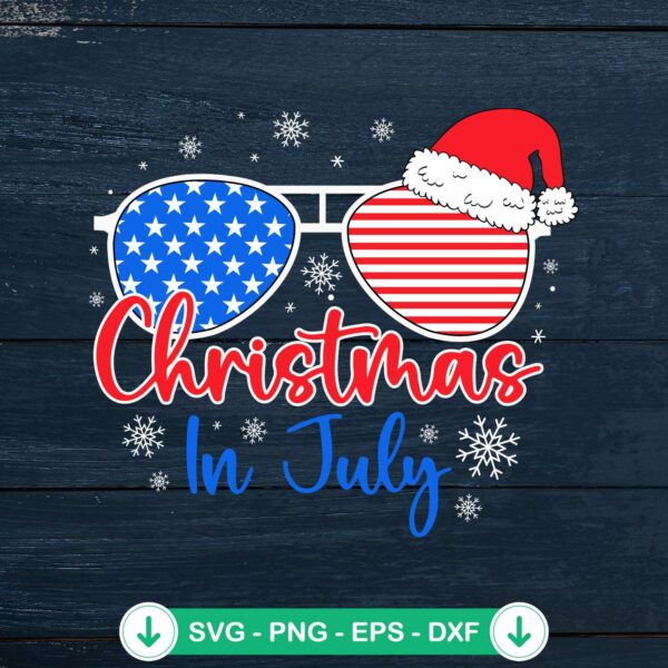 Christmas In July Santa Hat SVG file for cricut svg cutting