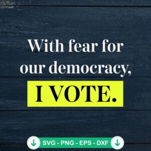 Mary L. Trump SVG file for I Vote theme, cricut svg cutting file