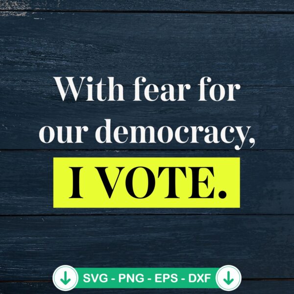 Mary L. Trump SVG file for I Vote theme, cricut svg cutting file
