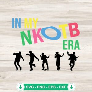 In My NKOTB Era svg file for Cricut and cutting file