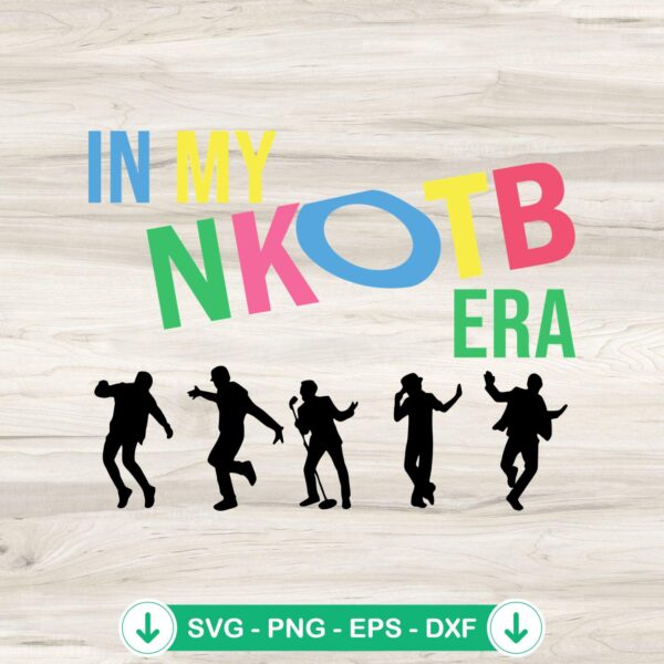 In My NKOTB Era svg file for Cricut and cutting file