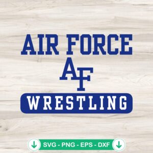 Air Force Falcons Wrestling 2024 svg file for cutting machine