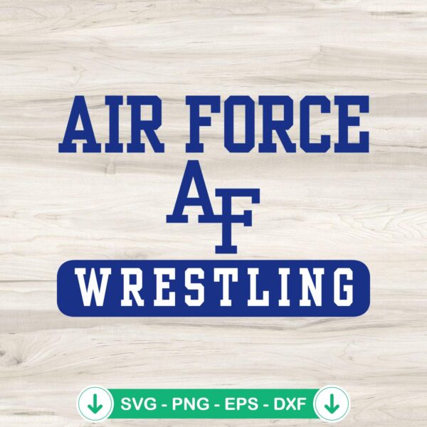 Air Force Falcons Wrestling 2024 svg file for cutting machine