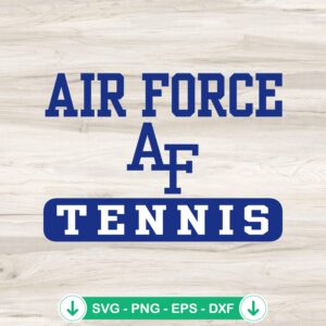 Air Force Falcons Tennis 2024 SVG file for cricut cutting