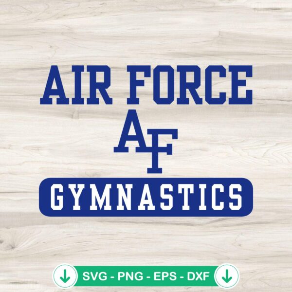 Air Force Falcons Gymnastics 2024 SVG file for Cricut