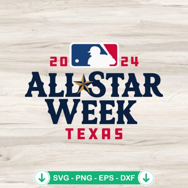 All Star Week Texas 2024 svg file for cricut cutting machine