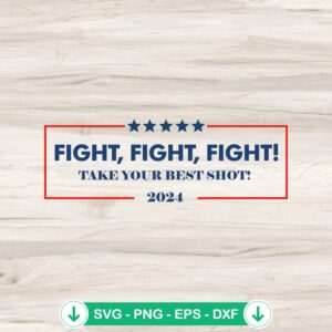 Fight Fight Fight SVG file for Cricut and cutting machine