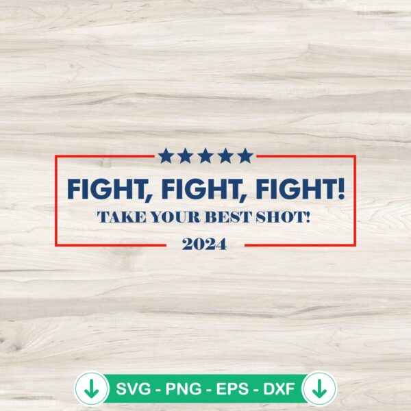 Fight Fight Fight SVG file for Cricut and cutting machine