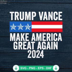 Trump Vance US President svg file for Cricut and cutting machine