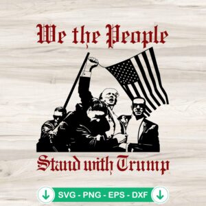 Trump Rally Shooting 2024 SVG file for Cricut and cutting machine