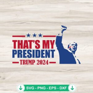 Trump 2024 svg file, cricut svg cut file, rally design