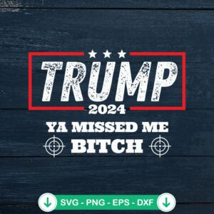 Trump 2024 Assassination Attempt SVG file for Cricut