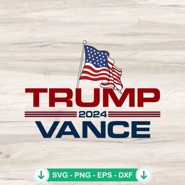 Trump 2024 Vance Vintage SVG file for cricut cutting machine
