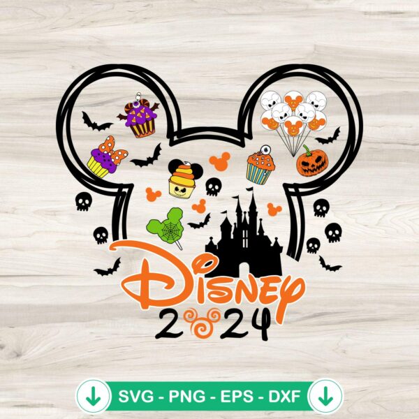 Halloween Vacation Disney 2024 SVG file for Cricut