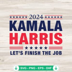 Kamala Harris SVG file for political election theme, cricut svg cutting file