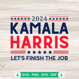 Kamala Harris 2024 svg file for Cricut cutting machine