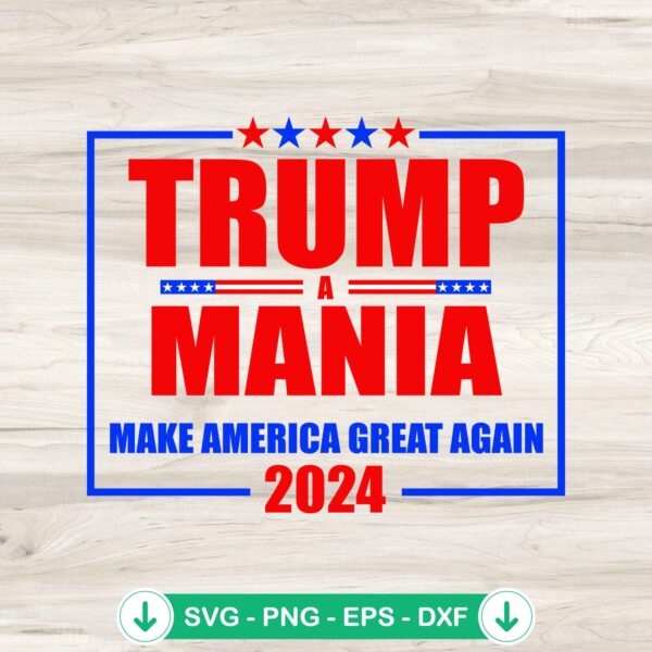 Trump Hulk Hogan Amania SVG file for cutting machines