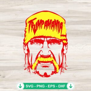 Retro Hulk Trumpamania 2024 SVG file for cricut and cutting machines