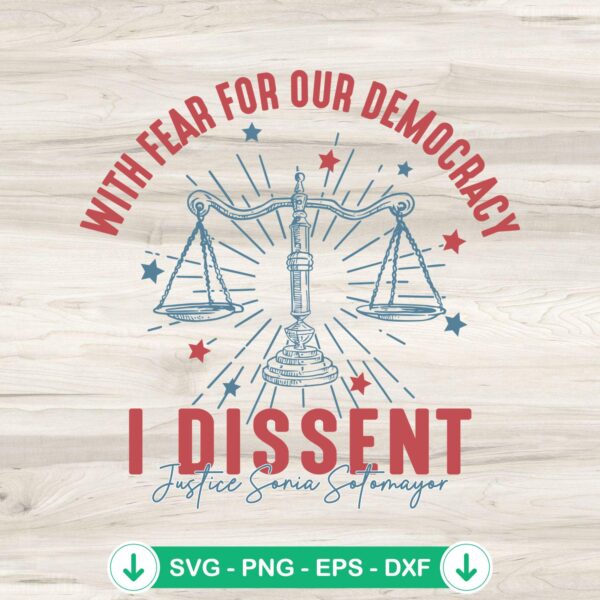 Justice Sonia Sotomayor SVG file for cricut cutting machine