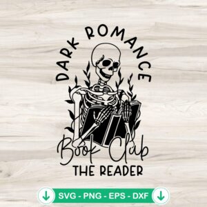 mockup-222284.jpg Dark Romance Book Club The Reader SVG file for Halloween crafts