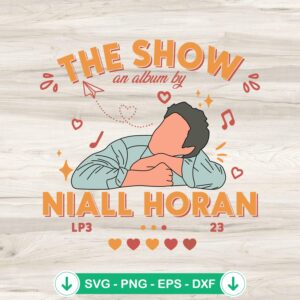 The Show album SVG file for Cricut - Niall Horan cutting file